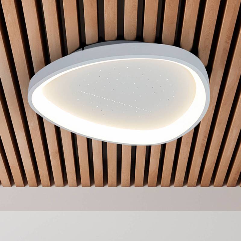 LED-Deckenleuchte Argesa Ø 60,5 cm, weiß, CCT, Fernbedienung von Naeve Leuchten