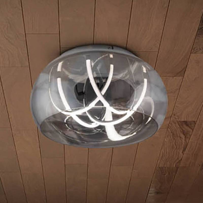 LED-Deckenleuchte Malou, Glas, CCT, Fernbedienung LED-Deckenleuchte Malou, Glas, CCT, Fernbedienung von Naeve Leuchten