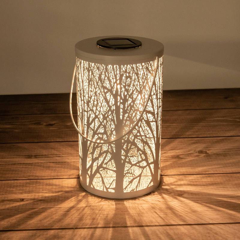 LED-Solarlaterne 5266523 mit Waldmotiv von Naeve Leuchten