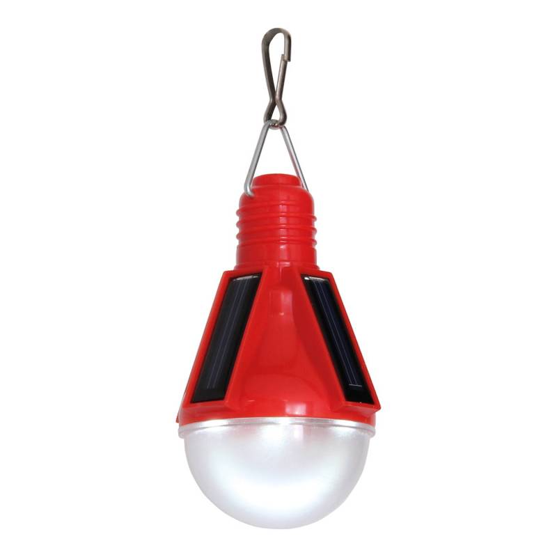 home24 LED-Solar Pendelleuchte Sora 2er Set 7 x 13 x 7cm Rot/Rot von home24