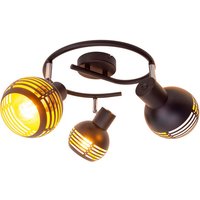 NÄVE Deckenrondell »Casco«, ∅xH: 48 x 6,5 cm, Metall - schwarz von Näve