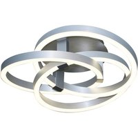 NÄVE LED-Deckenleuchte »DIVORA«, ∅xH: 70 x 23 cm, Metall/Kunststoff - silberfarben von Näve