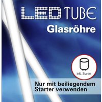 NÄVE LED-Leuchtröhre, 18 W, fest verbaut, 4000 K, neutralweiß, 1800 lm - transparent von Näve