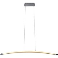 NÄVE LED-Pendelleuchte »Bow«, BxHxL: 11 x 7,2 x 100 cm, Metall/Kunststoff - silberfarben NÄVE LED-Pendelleuchte »Bow«, BxHxL: 11 x 7,2 x 100 cm, Metall/Kunststoff - silberfarben von Näve