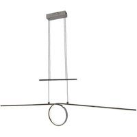 NÄVE LED-Pendelleuchte »Loop Line«, BxHxL: 6 x 14 x 130 cm, Metall - silberfarben von Näve
