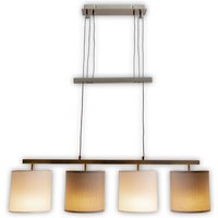 NÄVE Leuchtmittel »Tilde«, BxHxL: 15 x 15,5 x 86 cm, Metall/Kunststoff/Textil - grau von Näve