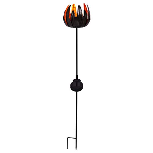 NÄVE Solar Gartenleuchte Blume schwarz - LED Gartenbeleuchtung Solar 90 x 15 cm mit integrierten Akku - Gartenleuchte warmweiß aus Metall & Kunststoff ideal für aussen NÄVE Solar Gartenleuchte Blume schwarz - LED Gartenbeleuchtung Solar 90 x 15 cm mit integrierten Akku - Gartenleuchte warmweiß aus Metall & Kunststoff ideal für aussen von Näve