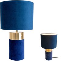 NÄVE Tischleuchte »BORDO«, BxL: 180 x 180 mm, ohne Leuchtmittel - blau von Näve