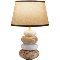 NÄVE Tischleuchte »STONEY«, BxL: 200 x 200 mm, ohne Leuchtmittel - braun von Näve