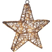 NÄVE Weihnachtsstern »Metallstern«, BxH: 25 x 25 cm, natur - beige von Näve