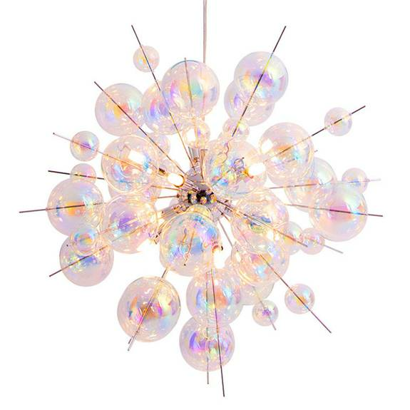 Näve Hängeleuchte Hängelampe Deckenlampe Leuchte Explosion Aus Glas Zehnflammig B-Ware von Näve