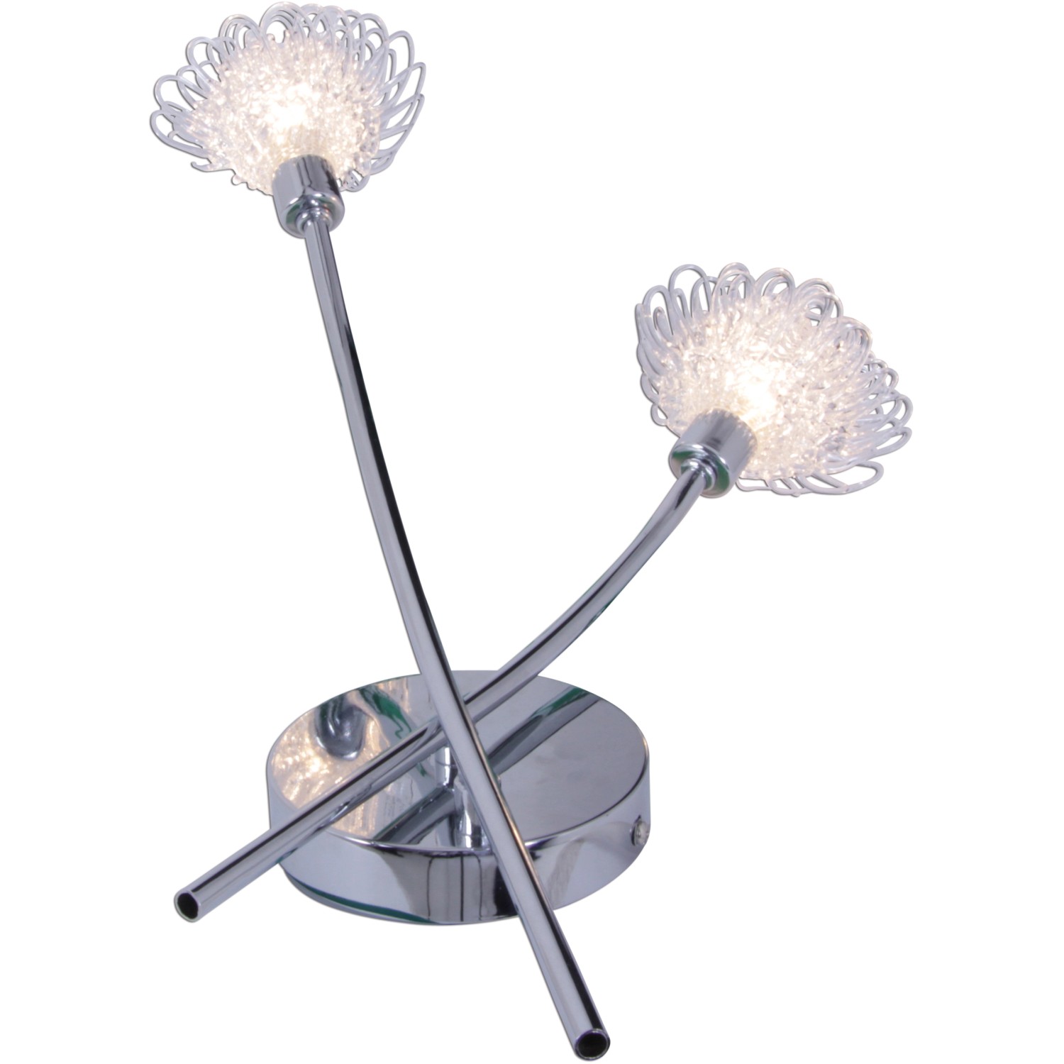 Näve Halogen-Wandleuchte Flower 2-flammig Chrom Näve Halogen-Wandleuchte Flower 2-flammig Chrom von Näve