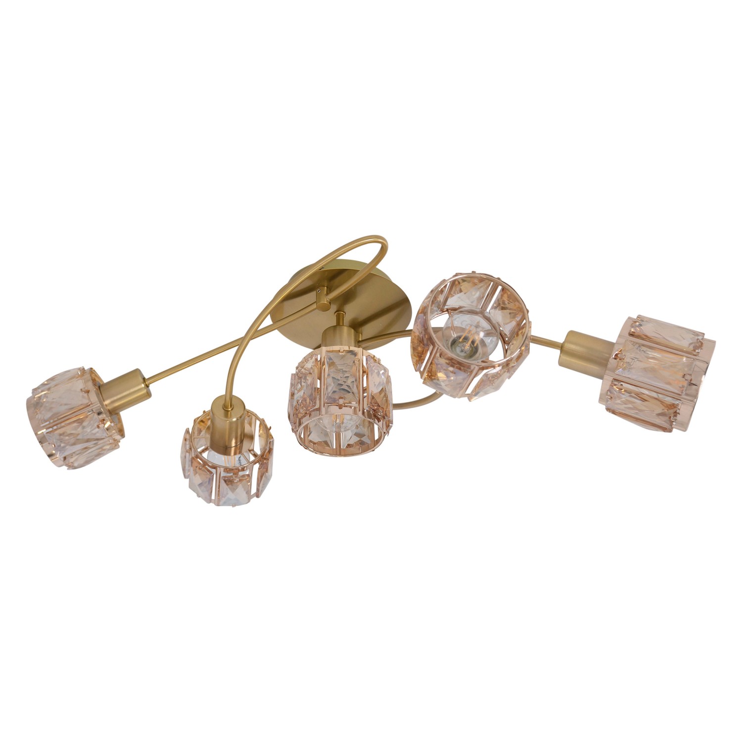 Näve LED-Deckenleuchte Josefa 5-flammig Gold Näve LED-Deckenleuchte Josefa 5-flammig Gold von Näve