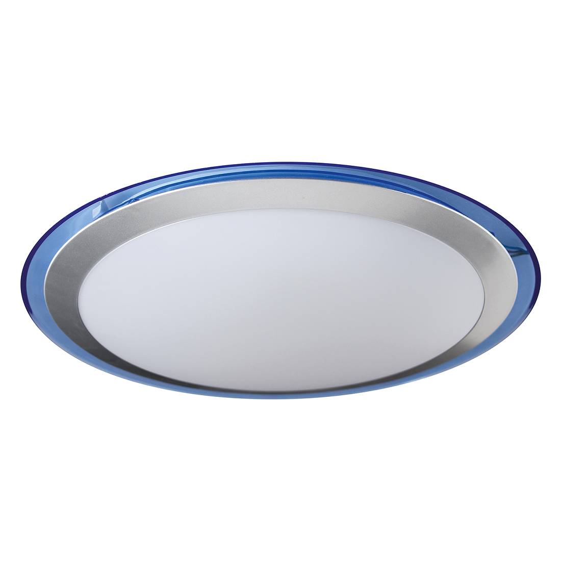 Näve LED Deckenleuchte Ufo Modern Aluminium Blau/Weiß Ø 33 cm inkl. Leuchtmittel von Näve