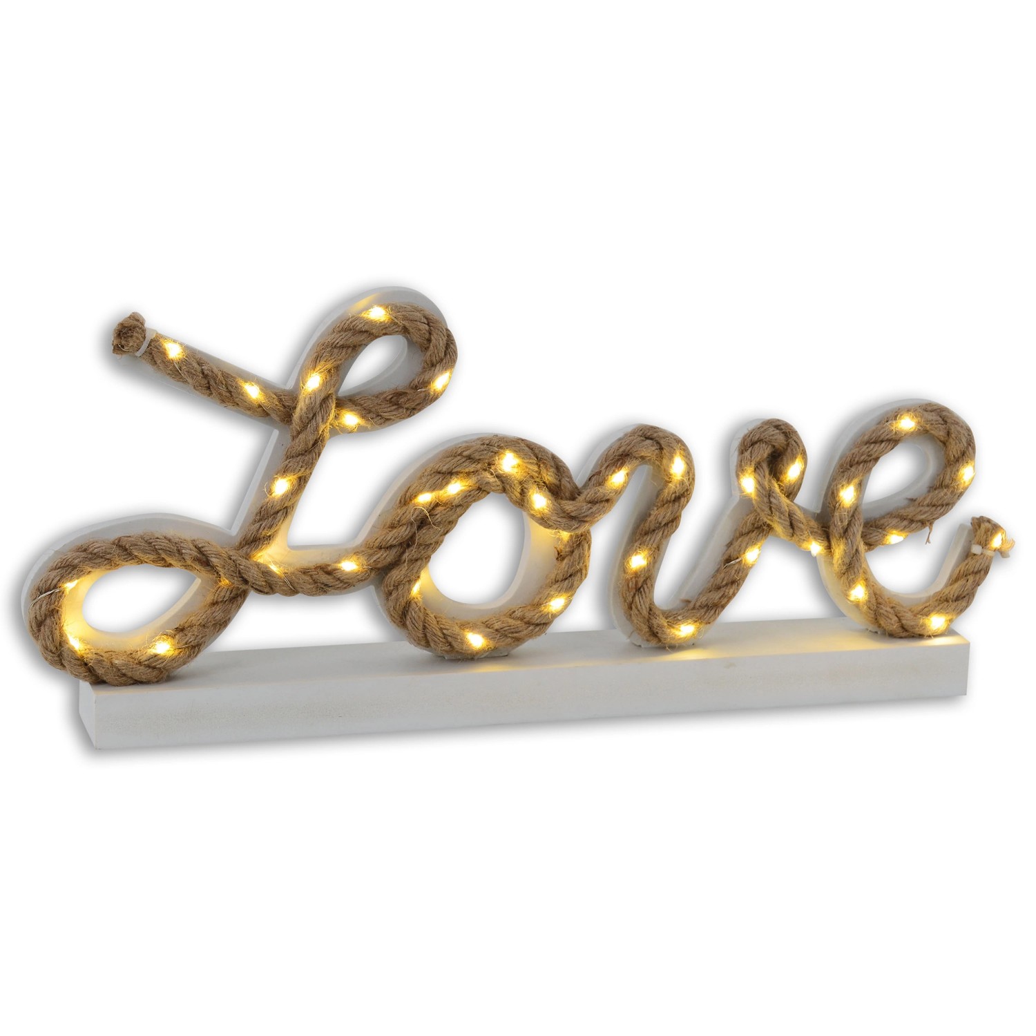 Näve LED-Deko-Tischleuchte Love Natur 20 cm x 45 cm x 5 cm Näve LED-Deko-Tischleuchte Love Natur 20 cm x 45 cm x 5 cm von Näve