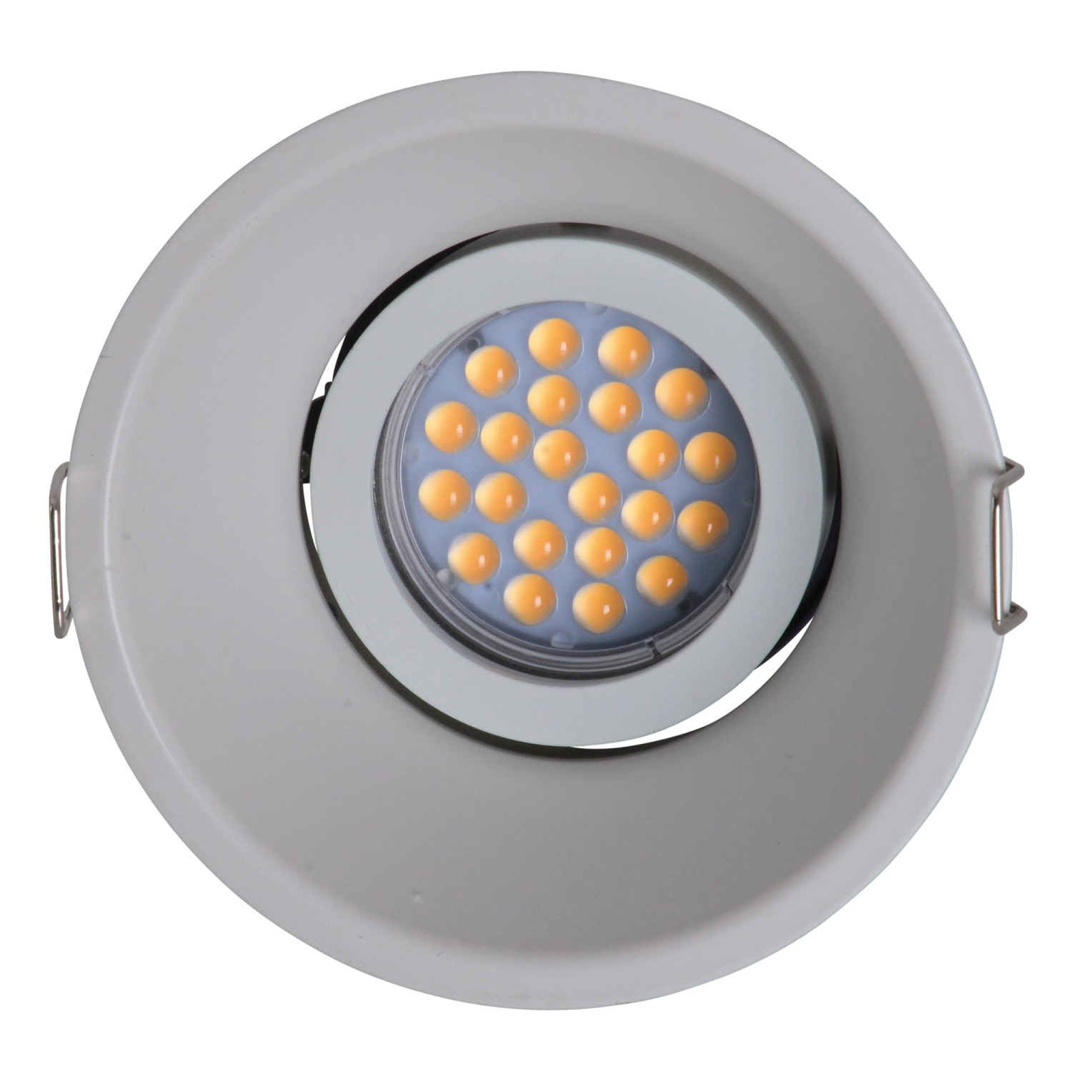 Näve LED-Einbauspot Taro Silber Ø 9,4 cm x 10 cm von Näve