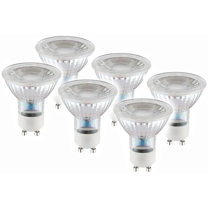 Näve LED-Leuchtmittel GU10 Reflektor R50 5 W 450 lm 6er Set 5,3 x 50 cm (H x Ø) von Näve