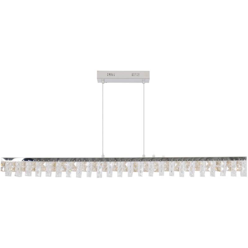 Näve LED-Pendelleuchte Diamonds Chrom 120 cm von Näve