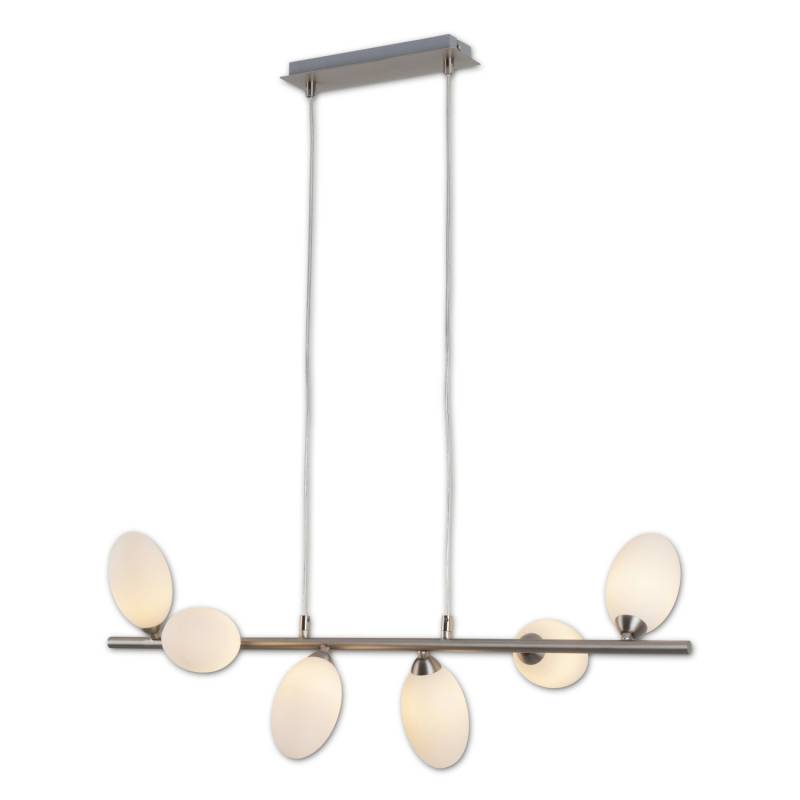 Näve LED-Pendelleuchte Eleganza 6-flammig 80 cm von Näve
