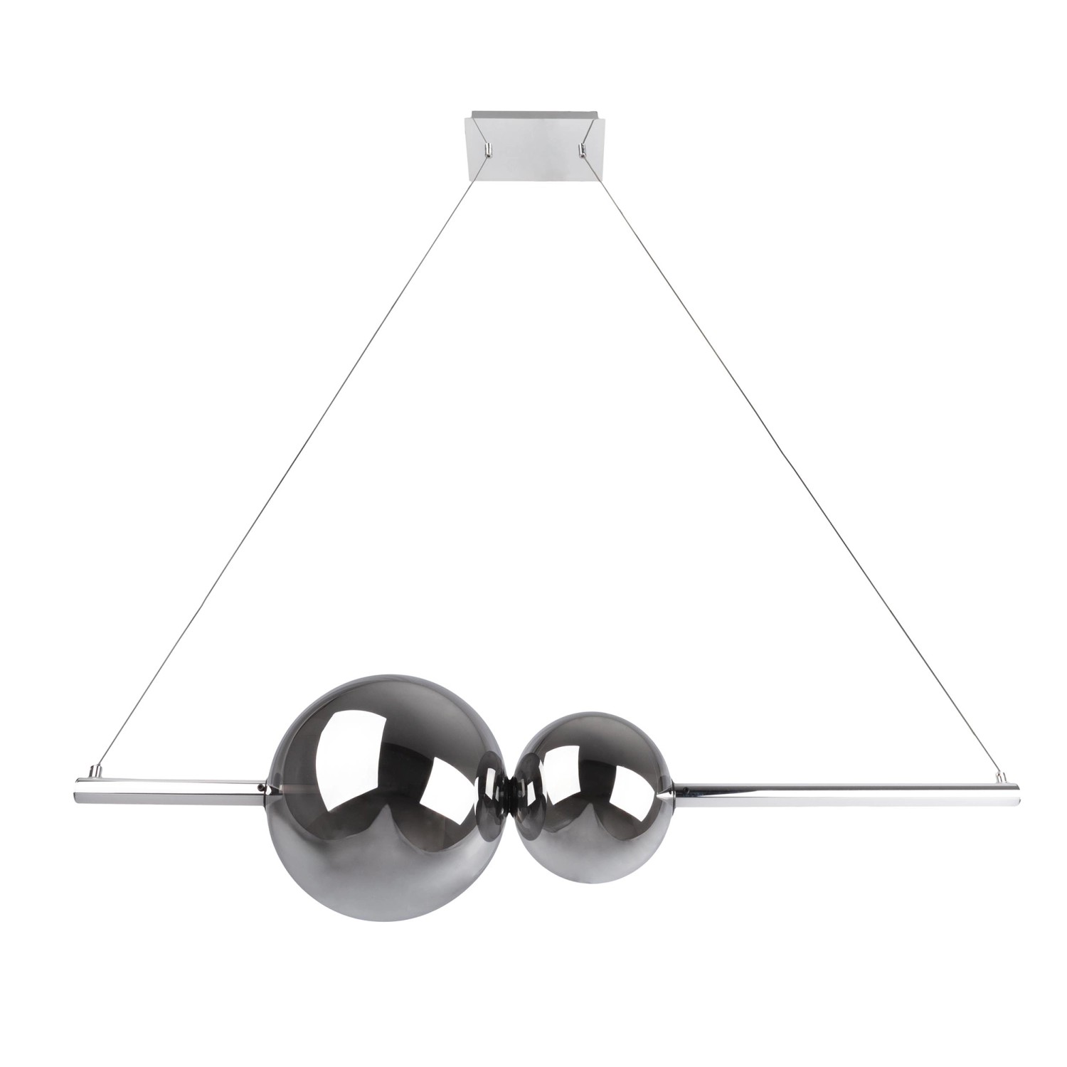 Näve LED-Pendelleuchte Nova Chrome 150 cm x 105,3 cm x 25 cm Näve LED-Pendelleuchte Nova Chrome 150 cm x 105,3 cm x 25 cm von Näve