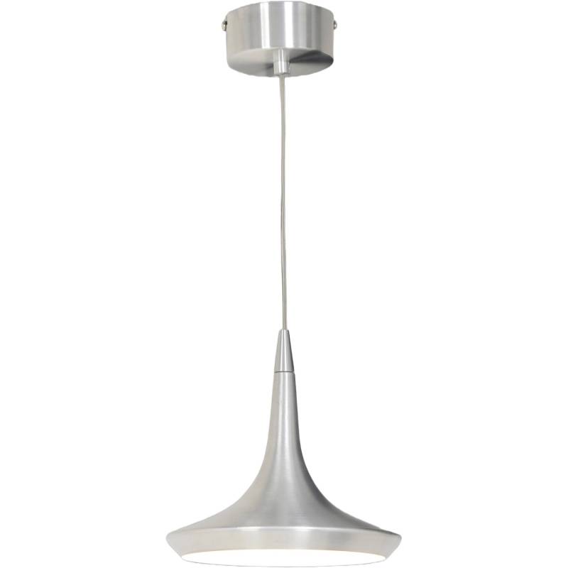 Näve LED-Pendelleuchte Oslo Trumpet Silber Ø 22 cm x 150 cm von Näve