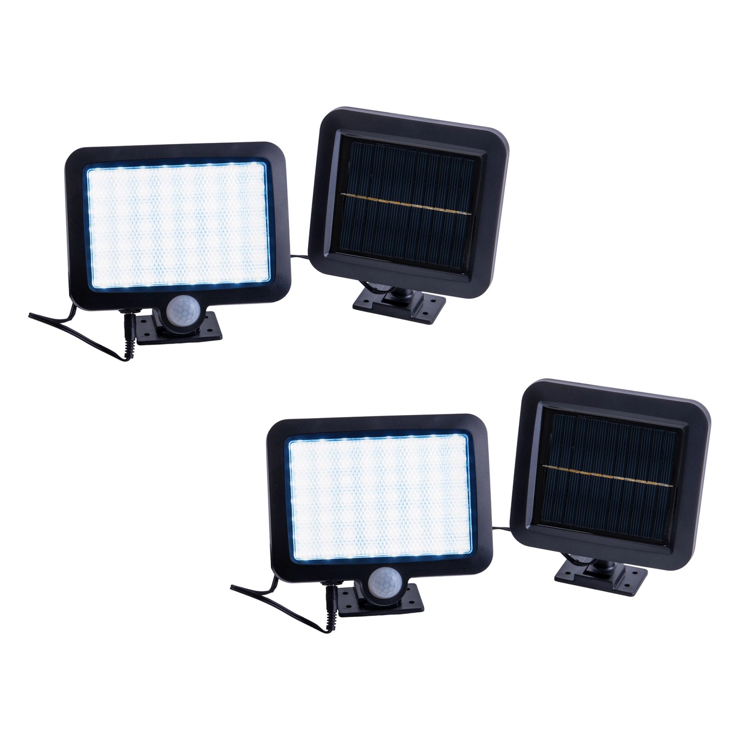 Näve LED-Solar-Außenwandleuchte Pepe Schwarz 13 cm x 15 cm x 5,5 cm 2er-Set Näve LED-Solar-Außenwandleuchte Pepe Schwarz 13 cm x 15 cm x 5,5 cm 2er-Set von Näve