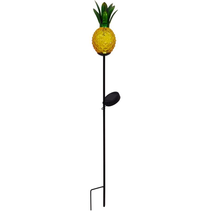 Näve LED-Solar-Erdspieß Ananas Orange 81 cm von Näve
