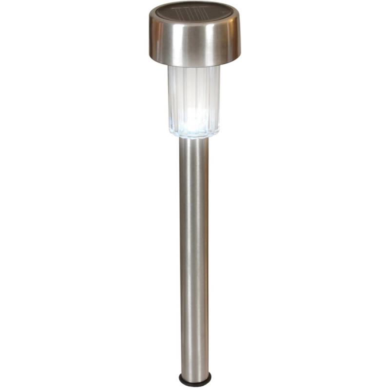 Näve LED-Solar-Erdspieß IP44 Silber 16er-Set 36 cm von Näve