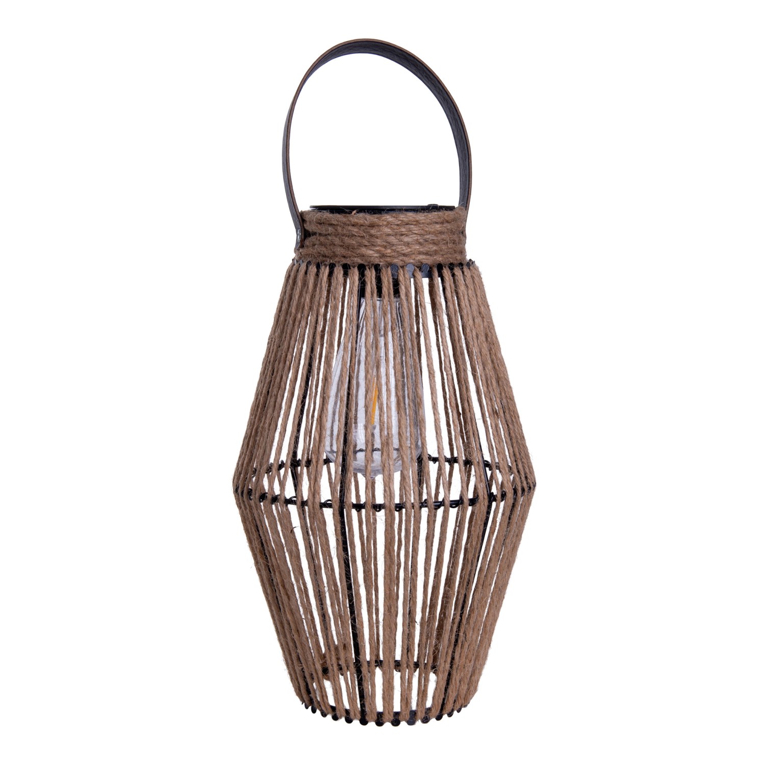 Näve LED-Solarleuchte Korbinian Natur Dunkel Ø 18 cm x 30 cm Näve LED-Solarleuchte Korbinian Natur Dunkel Ø 18 cm x 30 cm von Näve