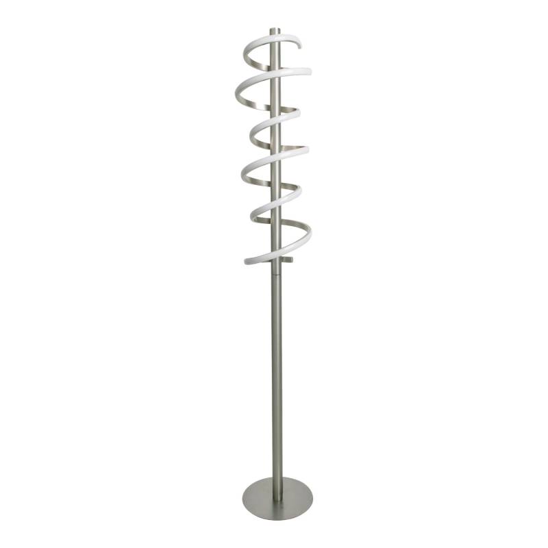 Näve LED-Stehleuchte Belleza Stahl-Blank Ø 22 cm x 140 cm von Näve