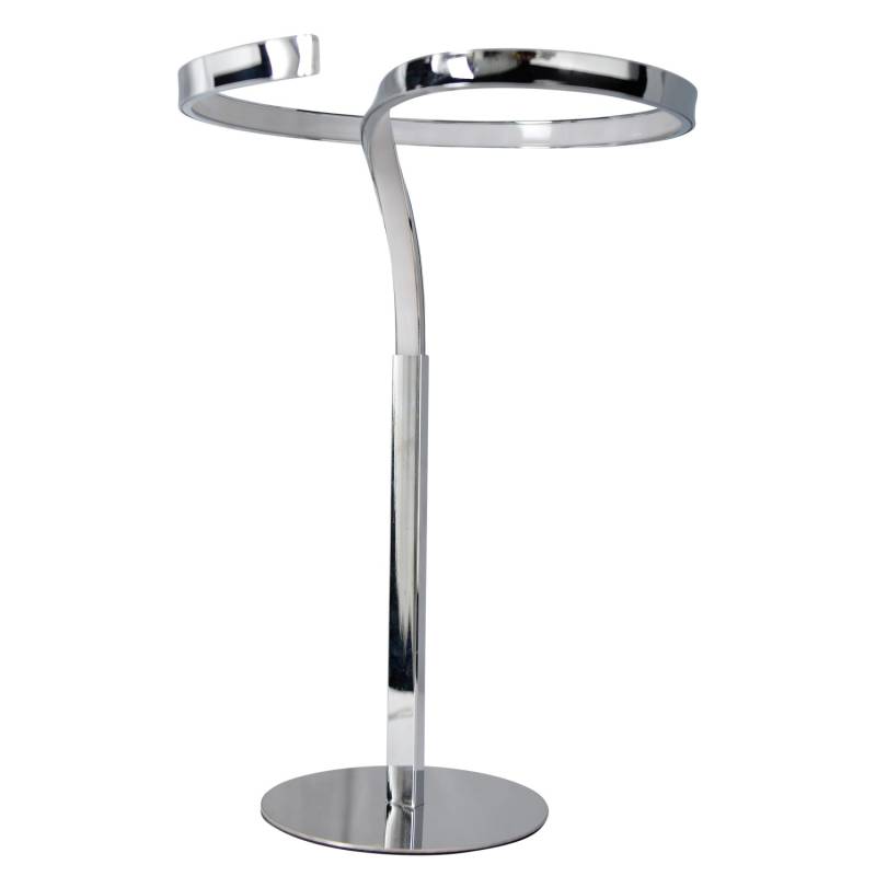 Näve LED-Tischleuchte Loop Line Chrome 38 cm von Näve