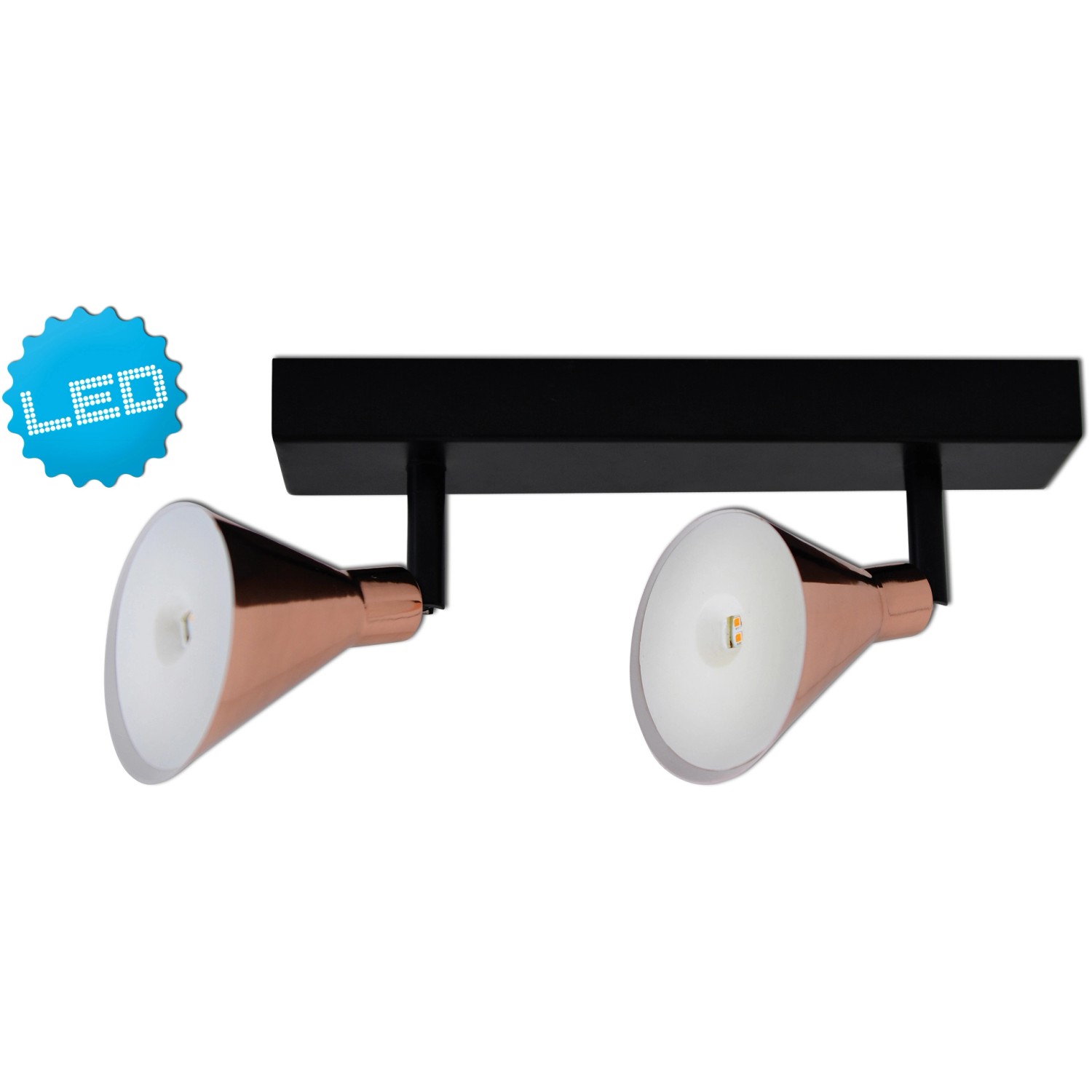 Näve LED-Wand- und Deckenspot 2er Sudschuk Kupfer Näve LED-Wand- und Deckenspot 2er Sudschuk Kupfer von Näve