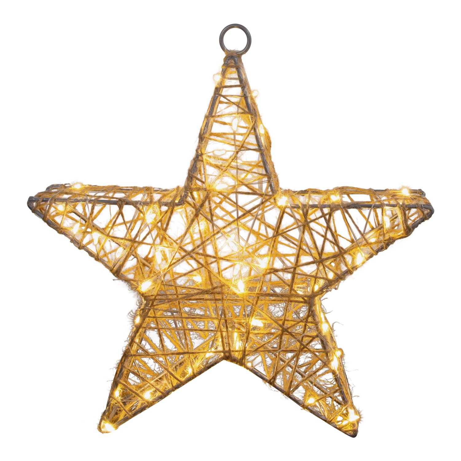 Näve LED Weihnachtsdeko Metallstern Natur 2er-Set Näve LED Weihnachtsdeko Metallstern Natur 2er-Set von Näve