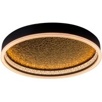 Näve Leuchten Deckenleuchte 1392322 schwarz Metall Kunststoff B/H/T: ca. 40x7x40 cm null 1 Brennstellen von Näve