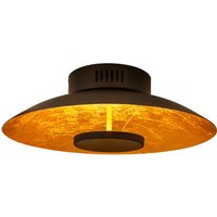 Näve Leuchten Deckenleuchte Firenze 1265358 schwarz gold Metall B/H/T: ca. 30x15x30 cm null 1 Brennstellen von Näve