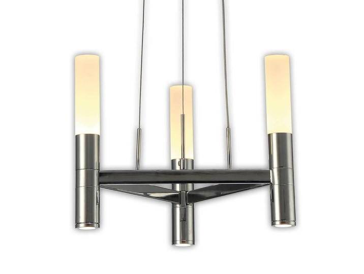 Näve Hängelampe Irina, dimmbar, chrom / silber, für Wohn- / Esszimmer, Metall, Modern von Näve