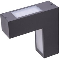 LED-Außen Wandleuchten 1163197 anthrazit B/H/L: ca. 5x15x15 cm von Näve Leuchten