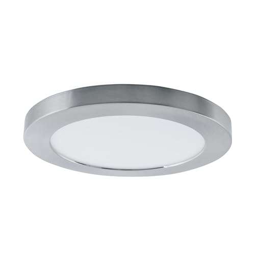 Näve Leuchten - LED Deckenleuchte Bonus - Deckenlampe aus Metall und Kunststoff - 18W, 1900lm, 3000-6500K - Chrome/Weiß wechselbar, 22,5 cm von Näve