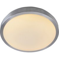 Näve Leuchten LED-Deckenleuchte silber Metall Kunststoff B/H/T/D: ca. 34x10x34x34 cm von Näve