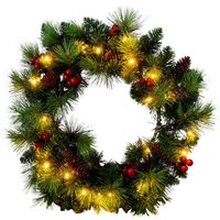 Näve Leuchten LED-Dekoartikel Noel grün Metall B/H/T: ca. 35x8x35 cm von Näve