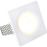 Näve Leuchten LED-Einbauspot weiß Gips B/H/T: ca. 12x4,5x12 cm 1 Brennstellen von Näve