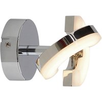 Näve Leuchten LED-Spot Chrom Kunststoff Metall B/H/T: ca. 13,5x9x8 cm 1 Brennstellen von Näve