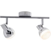 Näve Leuchten LED-Spot Chrom Kunststoff Metall B/H/T: ca. 30x13x8 cm 2 Brennstellen von Näve