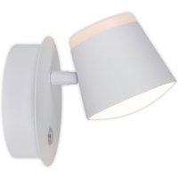 Näve Leuchten LED-Wandleuchte weiß Metall Kunststoff B/H/T: ca. 12x12x14,5 cm von Näve