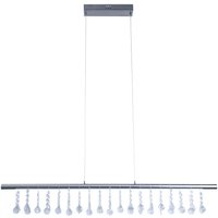 Näve Leuchten Pendelleuchte 7093150 stahlfarbig Kunststoff Metall B/H/T: ca. 6x120x100 cm null 1 Brennstellen von Näve