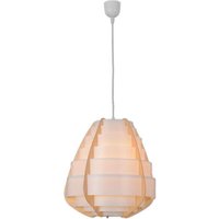 Näve Leuchten Pendelleuchte Malmö NV7076111 weiß Kunststoff H/D: ca. 36x37 cm E27 1 Brennstellen von Näve