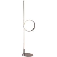 Näve Leuchten Tischleuchte 3115442 Chrom Metall Kunststoff B/H/T: ca. 14x65x14 cm null 1 Brennstellen von Näve