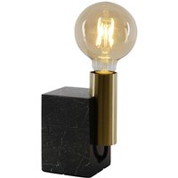 Näve Leuchten Tischleuchte 3173645 messing Marmor Kunststoff Metall B/H/T: ca. 11x16x8 cm E27 1 Brennstellen von Näve