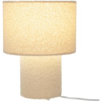 Näve Leuchten Tischleuchte beige Metall Textil Kunststoff B/H/T/D: ca. 23x31x23x23 cm E27 1 Brennstellen von Näve