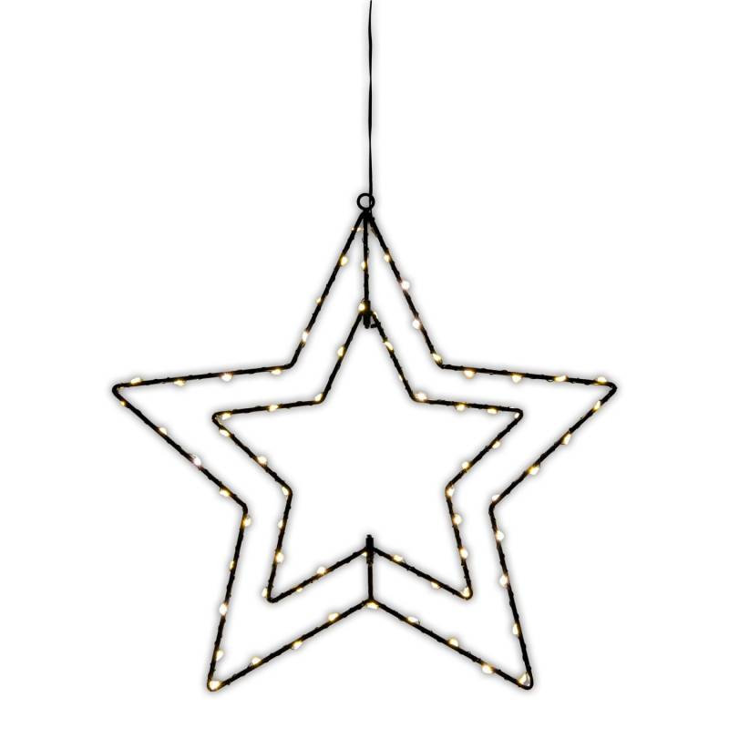 Näve Outdoor LED Weihnachtsdeko Fensterstern Schwarz Näve Outdoor LED Weihnachtsdeko Fensterstern Schwarz von Näve